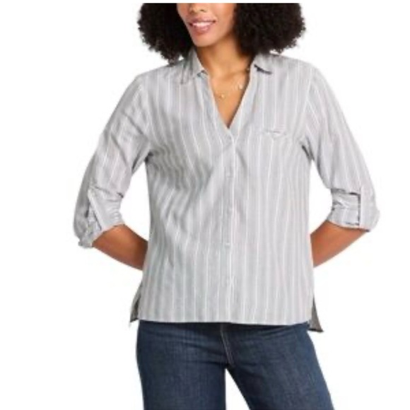 Kut from the Kloth Tops - Kut from the Kloth Jasmine Roll Up Sleeve Blouse